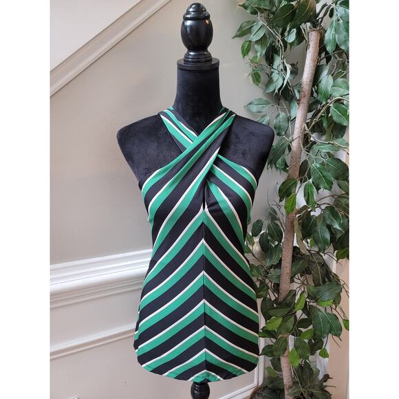 INC International Concepts Halter Neck Top Women's Size XL Multicolor Sleeveless - Picture 1 of 10